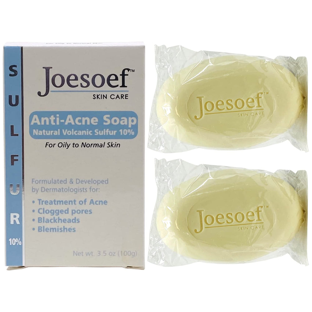 JOESOEF SKIN CARE sulfur soap blemish care visual indicating oil control