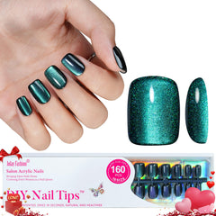 Jofay Bt Art Box Chameleon Cat Eye nails displayed for quick salon-like manicure at home