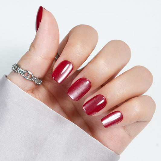 Jofay Fashion cat-eye press-on nails in short length for quick salon-style nails
