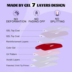 Jofay Fashion nail glue in case for easy at-home application