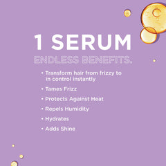 Smooth hair close-up after use with John Frieda Frizz Ease Serum