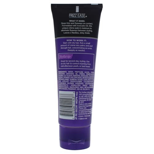 John Frieda Frizz-Ease Secret Weapon Creme three-pack packaging on shelf