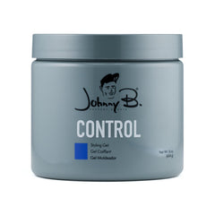 JOHNNY B. Control alcohol-free gel bottle front for long-lasting hold without flaking.