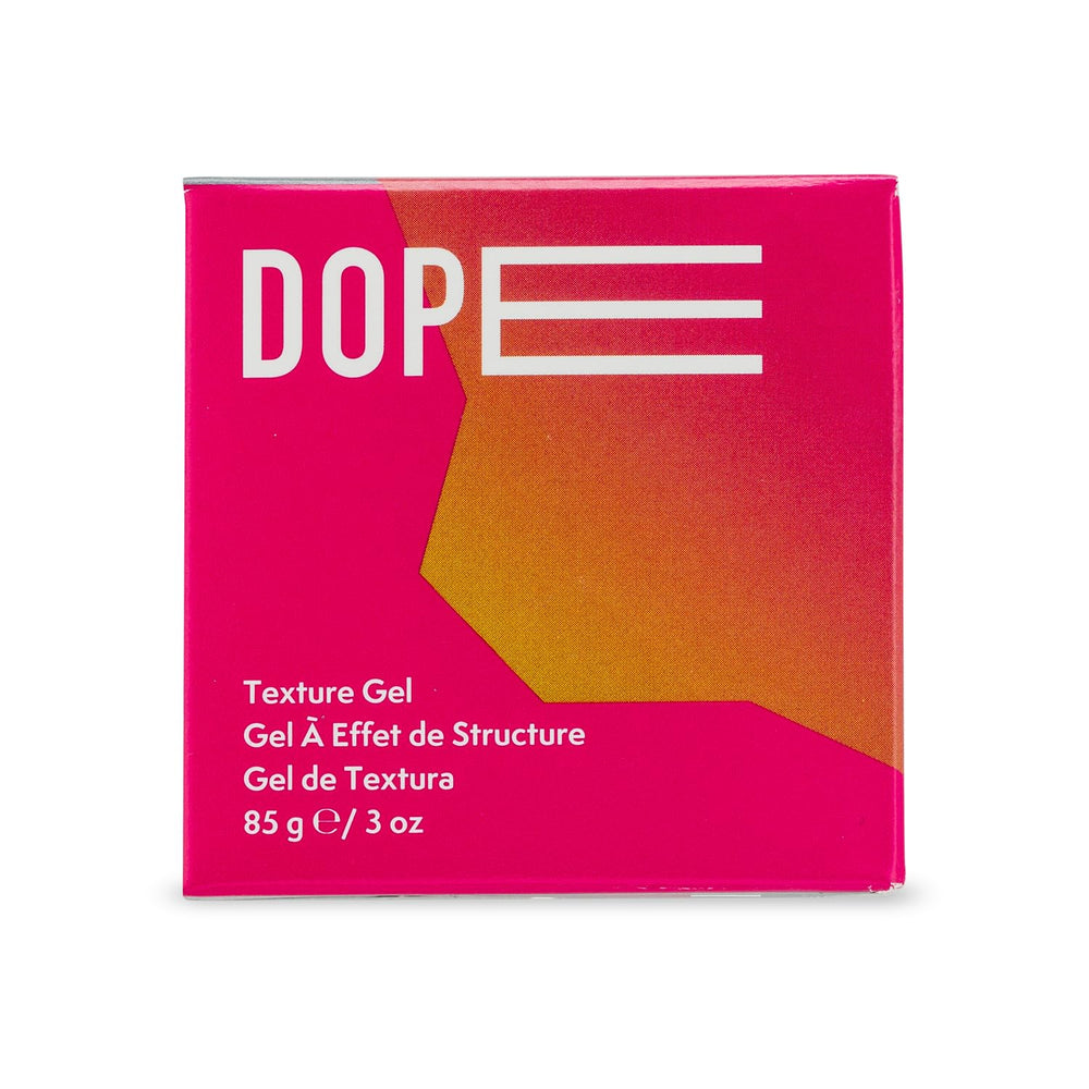 Johnny B. Dope Texture Gel mold-friendly hold for both straight and curly hair.