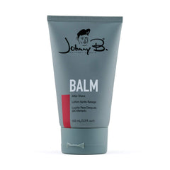 JOHNNY B. Professional Balm After Shave bottle ready to cool and hydrate skin after shaving.