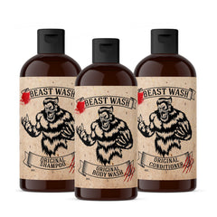 Johnny Slicks Beast Shampoo bottle suitable for clean, nourished hair.
