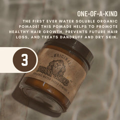 Johnny Slicks rugged scent label emphasizes juniper, cedarwood, and Cuban tobacco aroma.