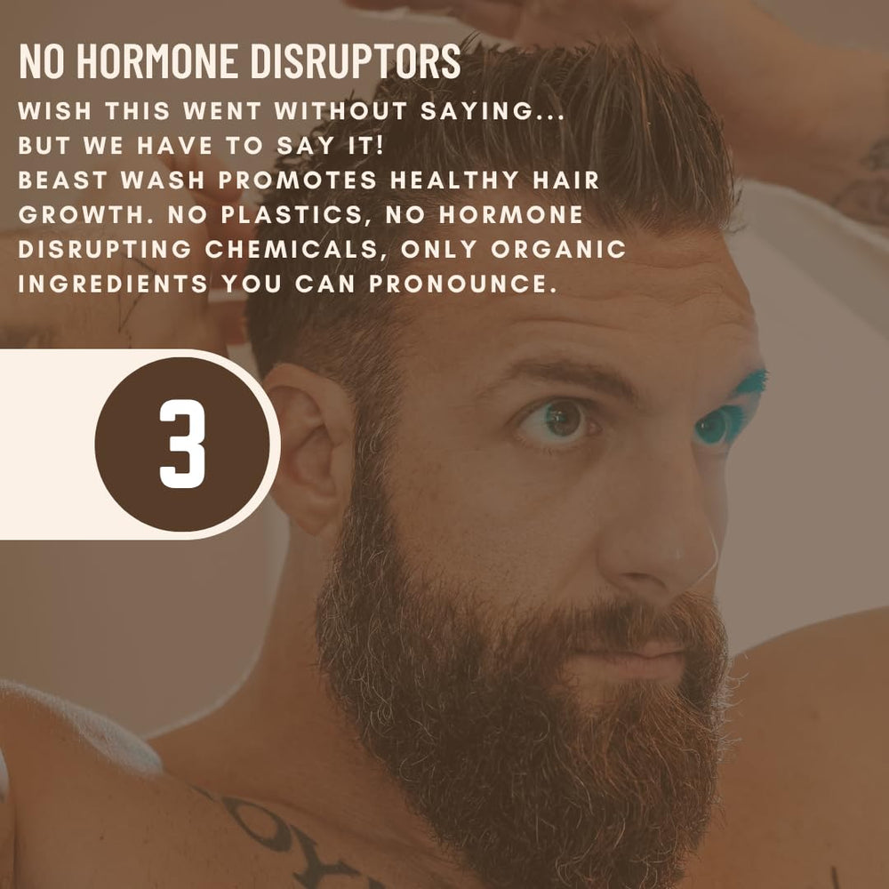 Johnny Slicks Shampoo coconut oil layer emphasizes hydration and buildup removal