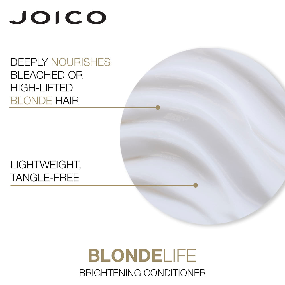 Joico Blonde Life packaged set image highlighting two-piece shampoo and conditioner