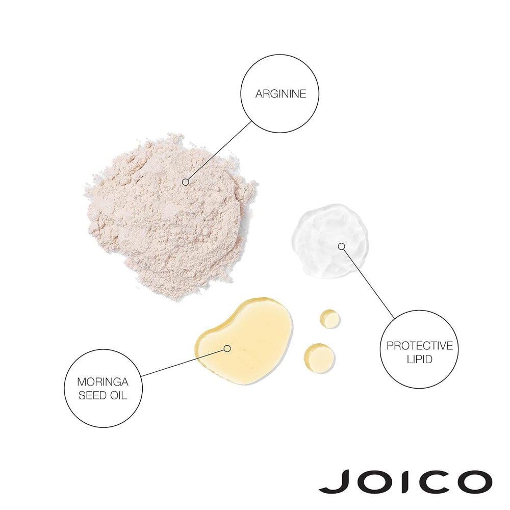 Joico Defy Damage KBOND20 Power Masque after-use hair looks smooth and manageable.
