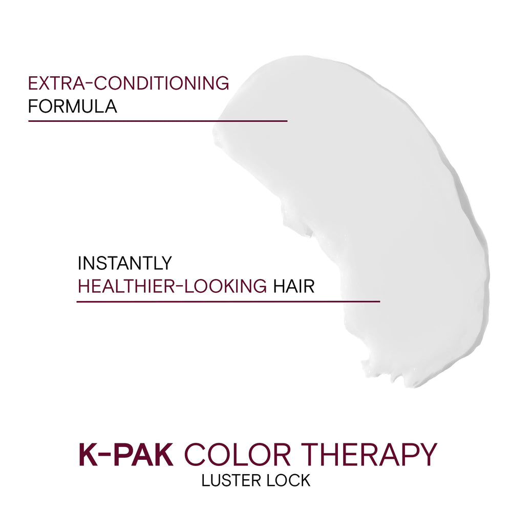 Joico K-PAK Color Therapy Luster Lock shine close-up demonstrates color vibrancy.