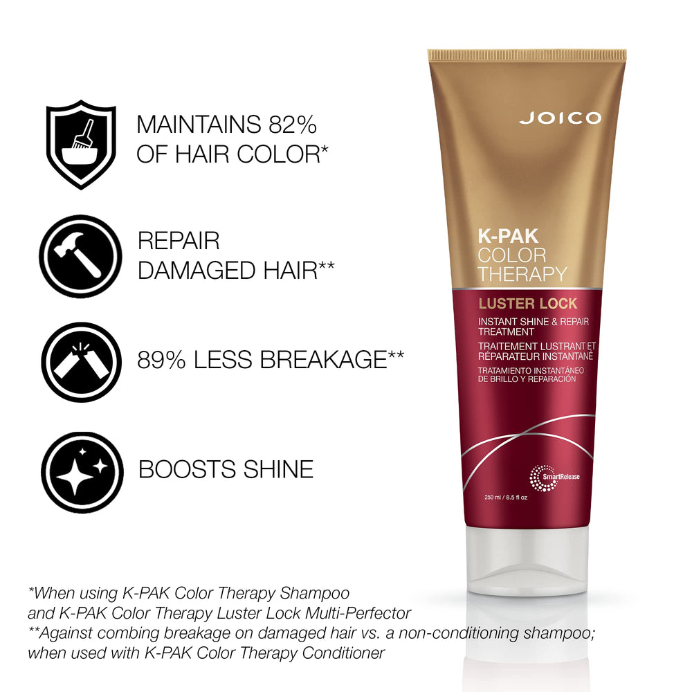 Product demonstrates color vibrancy and mirror-like shine after treatment.