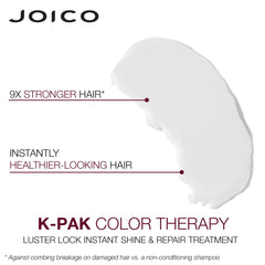 Hair appears smoother and softer with reduced frizz after use.