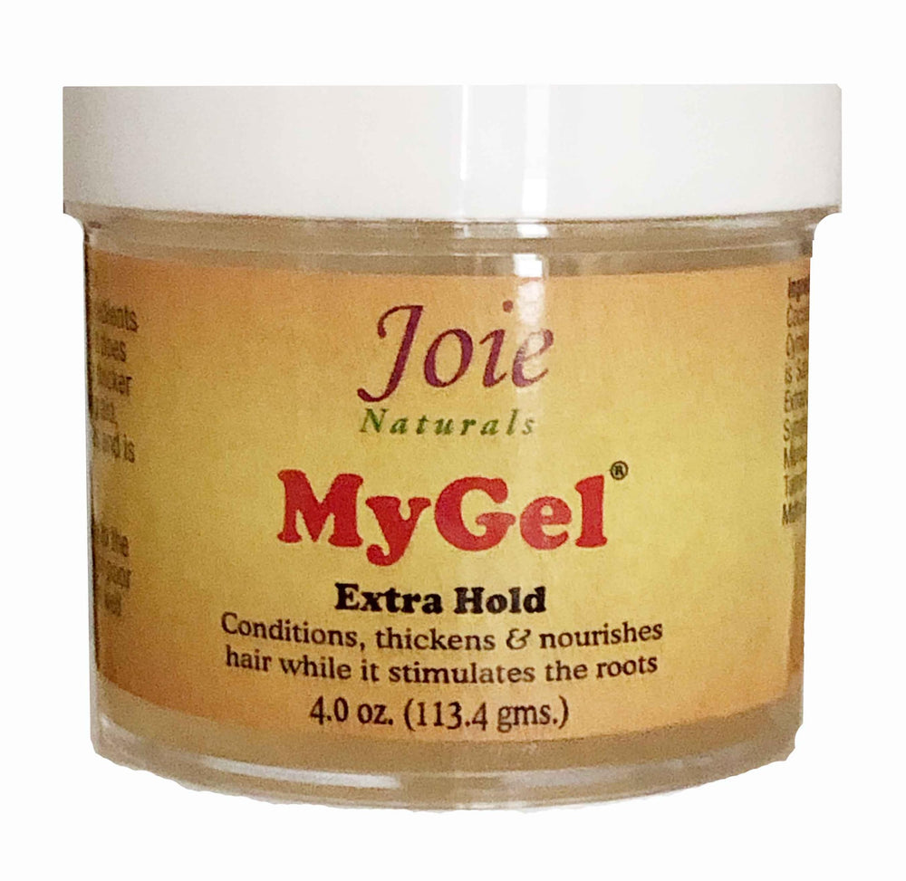 Joie Naturals MyGel edge control braiding gel for versatile styling on all hair types