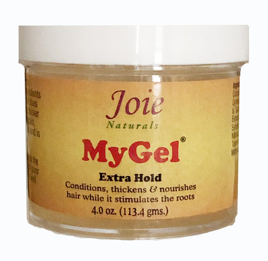 Joie Naturals MyGel hair gel jar for salon-ready braids with lasting hold
