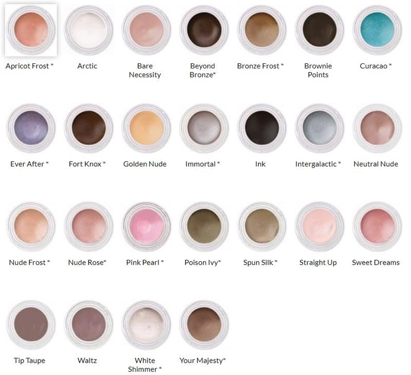 JOLIE Arctic creme shadow with shader brush demonstrates blendable coverage