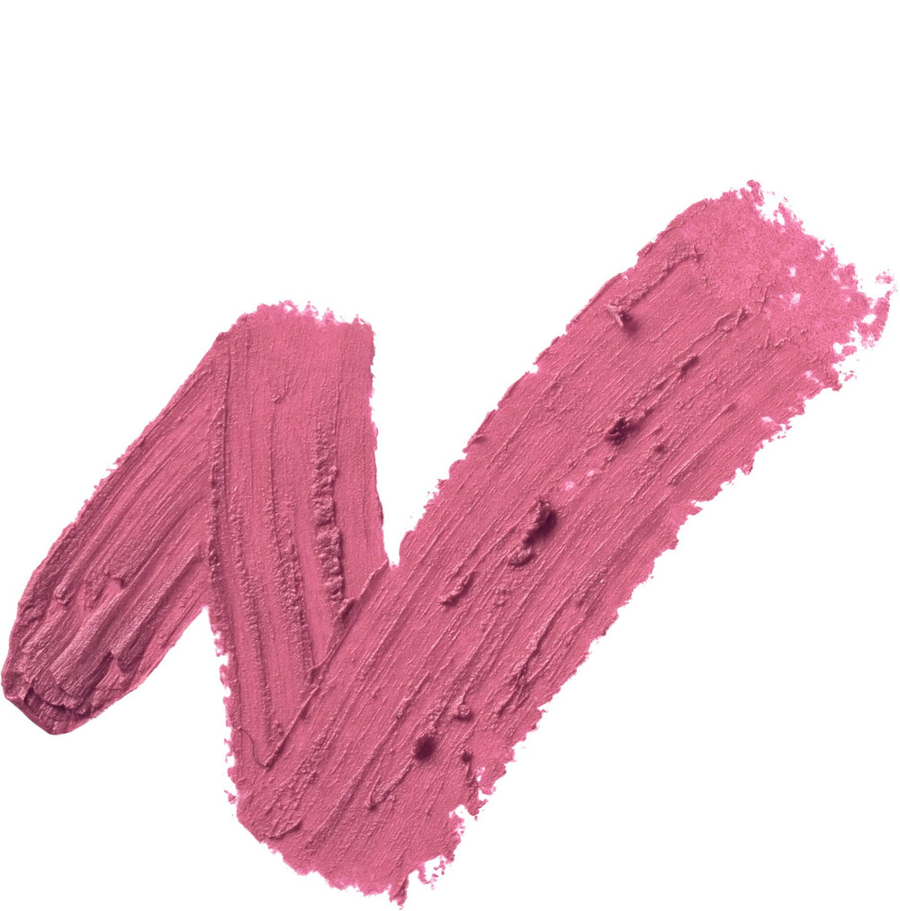 Jolie Grace lipstick on lips demonstrates long lasting color with plush hydration.