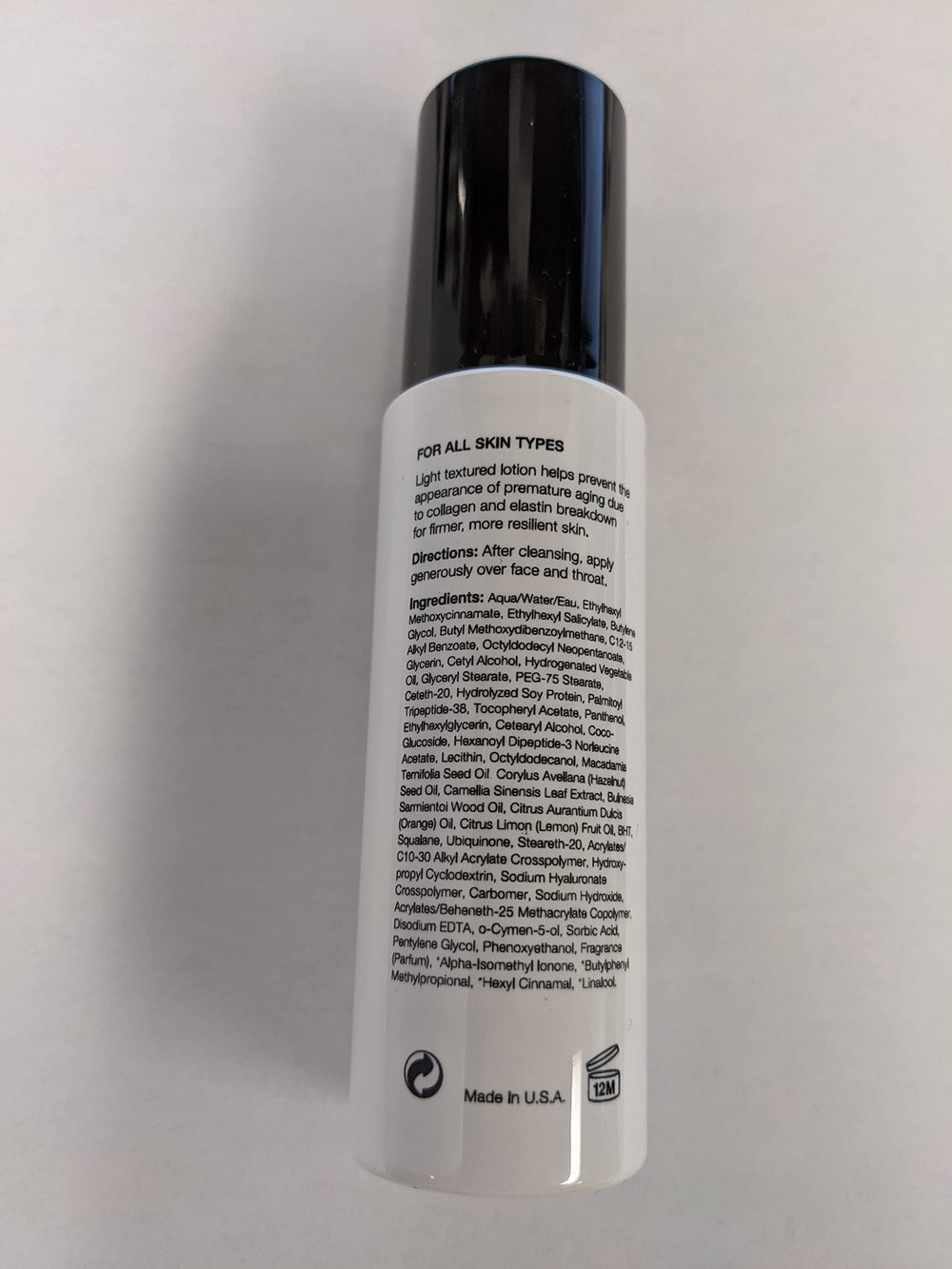 Jolie Multi-Peptide Lotion texture-closeup showing hydrating, fast-absorbing formula.