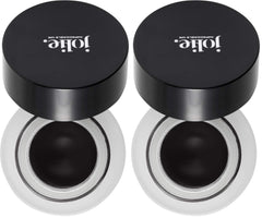 Jolie Onyx Black creme gel eyeliner pot close-up showing rich pigment for precise lines