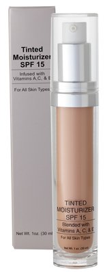 Jolie tinted moisturizer bottle showing sheer hydration and SPF 15 protection
