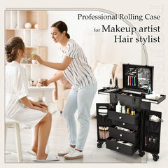 Joligrace convertible station with sliding trays for quick workspace setup.