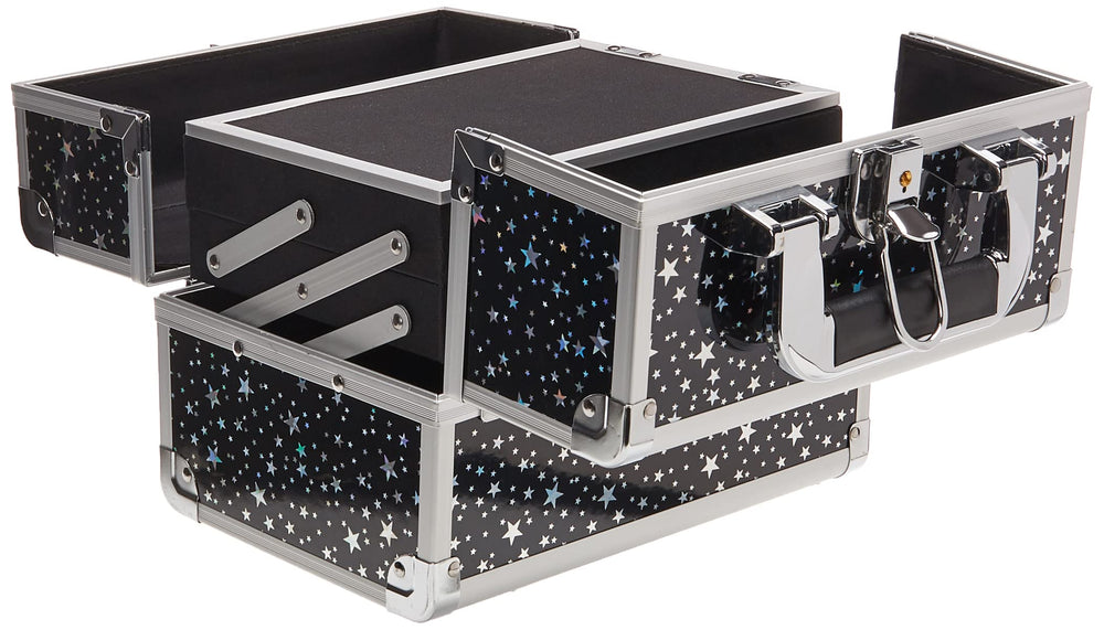 Joligrace spacious bottom area accommodates palettes and travel bottles neatly.