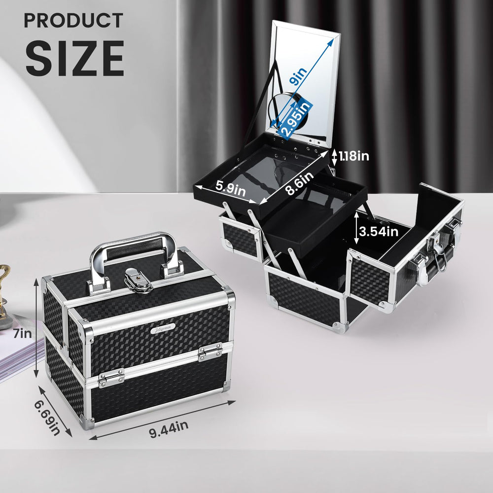 Joligrace waterproof surface makeup box protects cosmetics outdoors