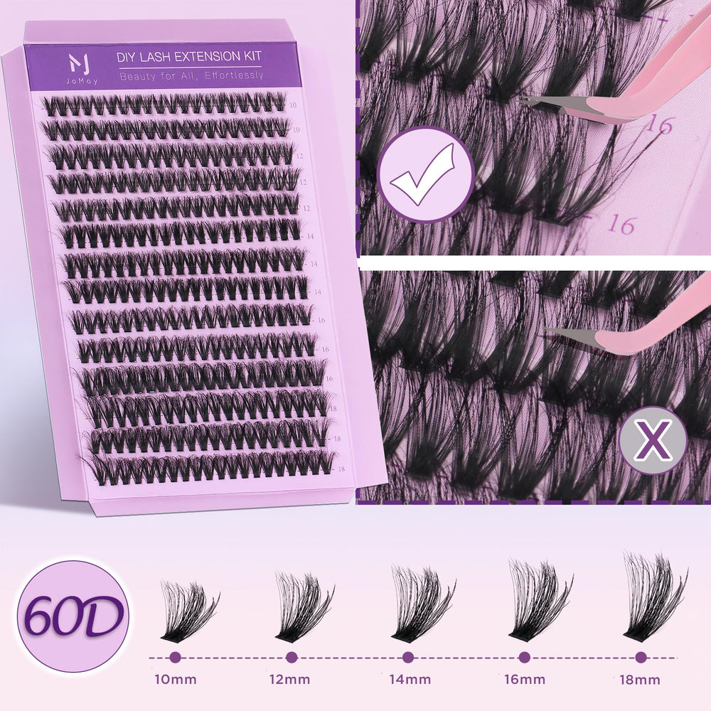 M J JOMAY waterproof lash kit suits daily life