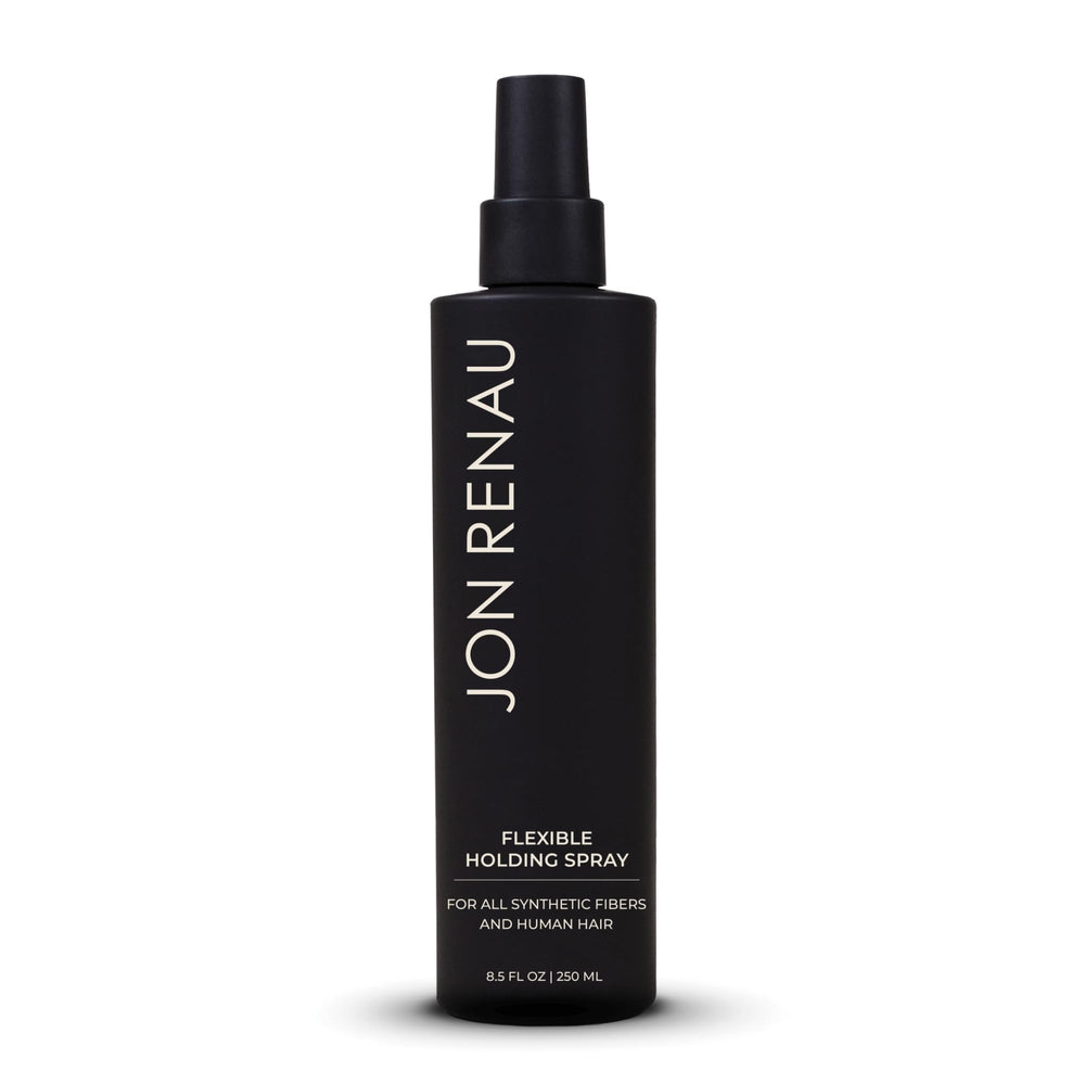 Jon Renau Flexible Holding Spray mist application for buildable hold and natural shine.