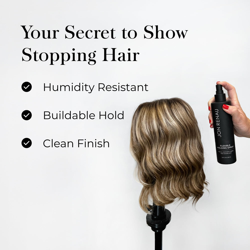 Jon Renau paraben-free and sulfate-free mist supports healthy styling routines.