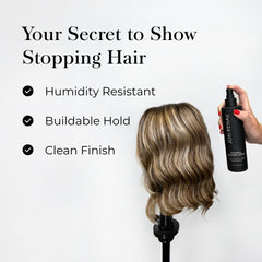Jon Renau paraben-free and sulfate-free mist supports healthy styling routines.