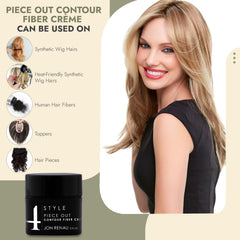 Jon Renau Piece Out Contour Cream soft finish for a lightweight, residue-free feel