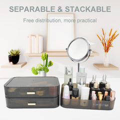JONKASIPA makeup organizer stackable drawers maximize space and organization