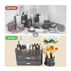 JONKASIPA makeup organizer on a vanity counter for easy daily routines