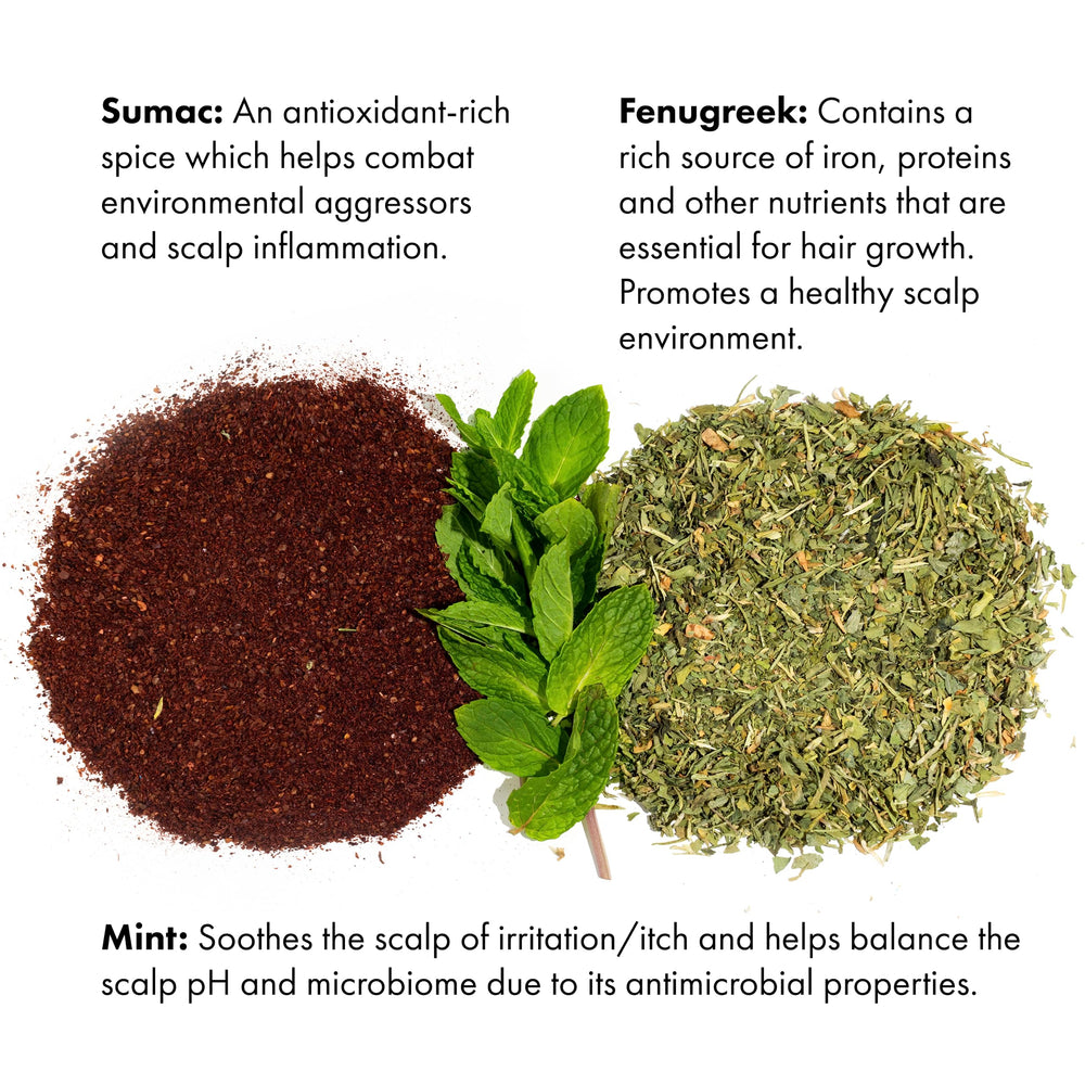 Joon Sumac Scrub promotes refreshed hair and scalp after use.