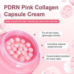 Jorceray PDRN capsules close-up highlighting the dual-texture concept.