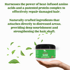 J'Organic Solutions Argan Oil Hair Mask tube delivering deep conditioning and shine
