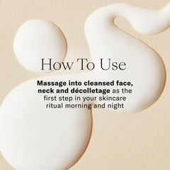 Josie Maran exfoliating toner texture showing mild exfoliation action.
