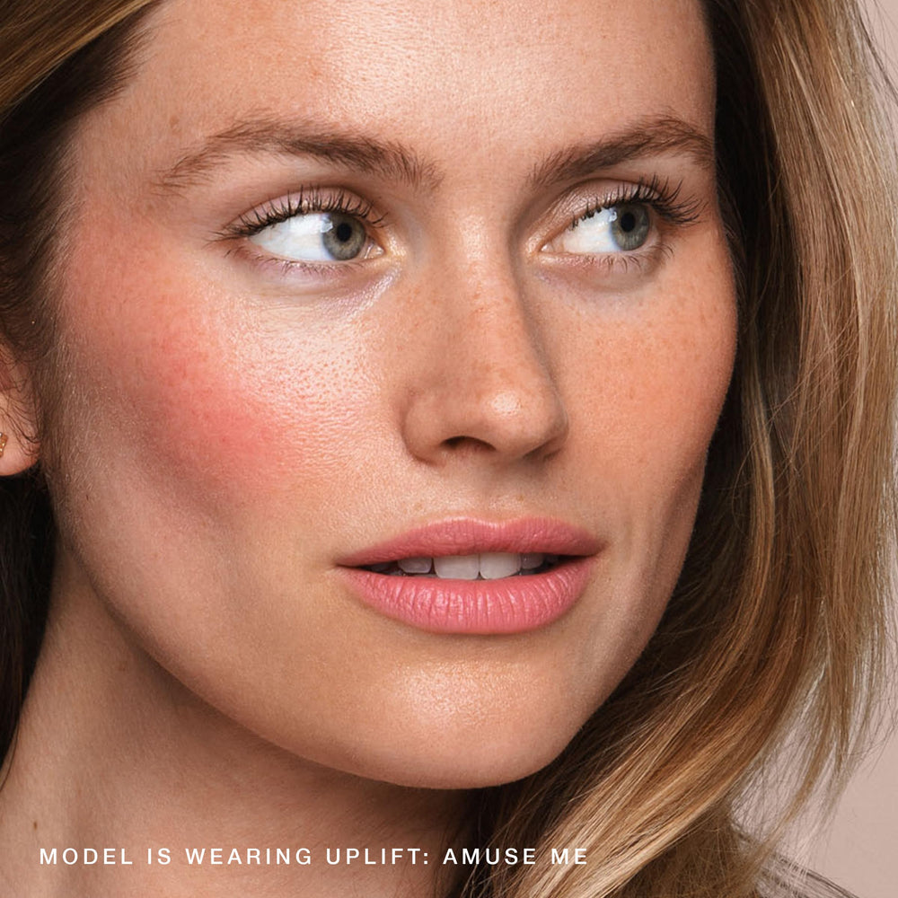 Jouer Blush & Bloom vegan and cruelty-free makeup for lips and cheeks.