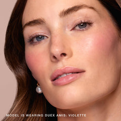 Jouer Travel Complexion Brush pairs with Blush Bouquet Duo for precise application