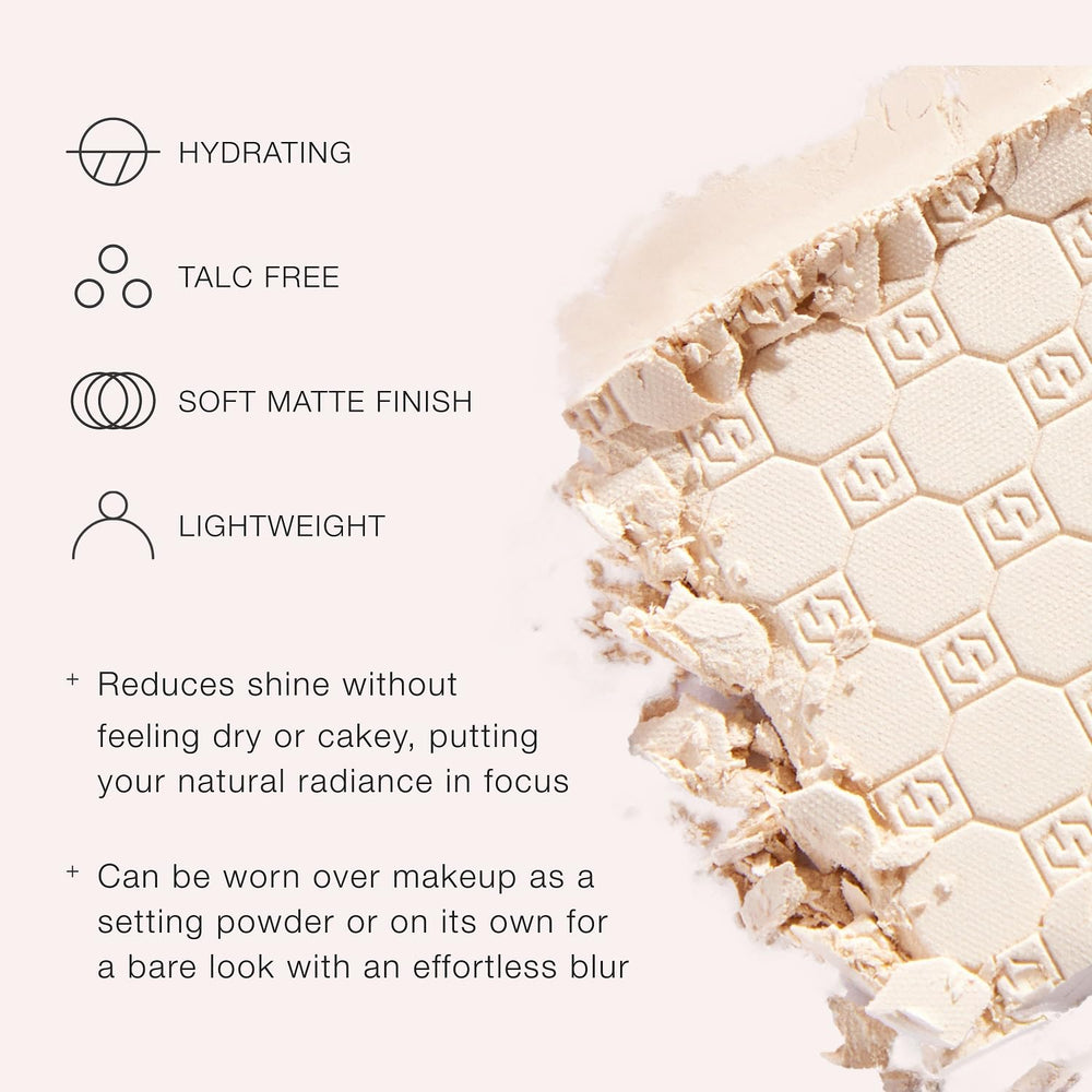 Jouer Soft Focus powder with silky texture achieving natural matte look