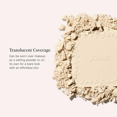 Jouer talc-free vegan formula in cruelty-free packaging.