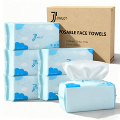 JOWLOT disposable face towels 480-count pack for practical, value-friendly cleansing.