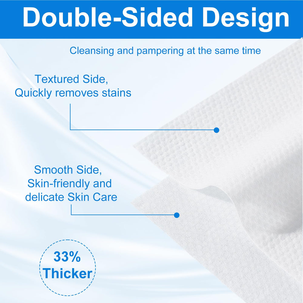 JOWLOT two-sided texture wipes provide versatile cleaning and makeup removal.
