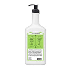 Close-up of J.R. Watkins Aloe and Green Tea lotion texture for smooth skin.