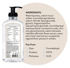 JR Watkins gel hand soap coconut fragrance displayed for refreshing kitchen or bath