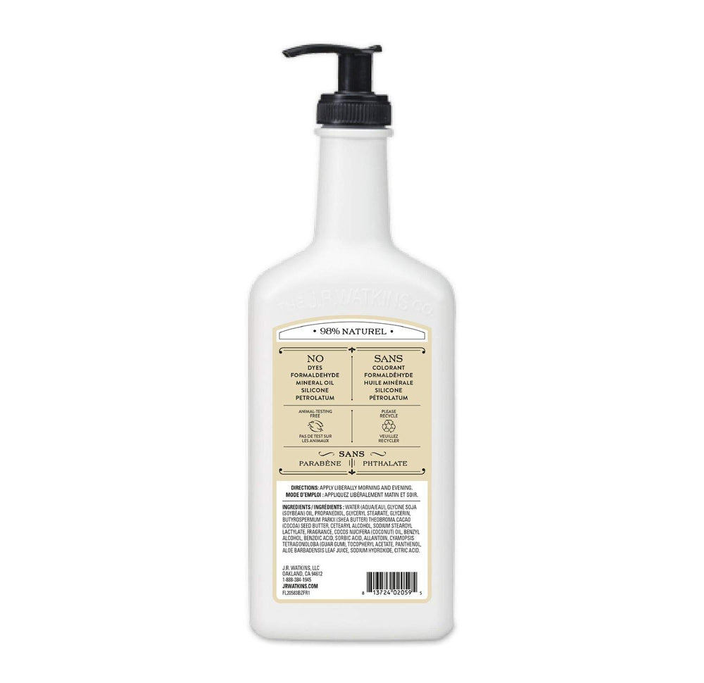 Soft, hydrated skin after using J.R. Watkins Daily Moisturizing Lotion.
