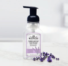 USA-made logo on J.R. Watkins hand soap packaging