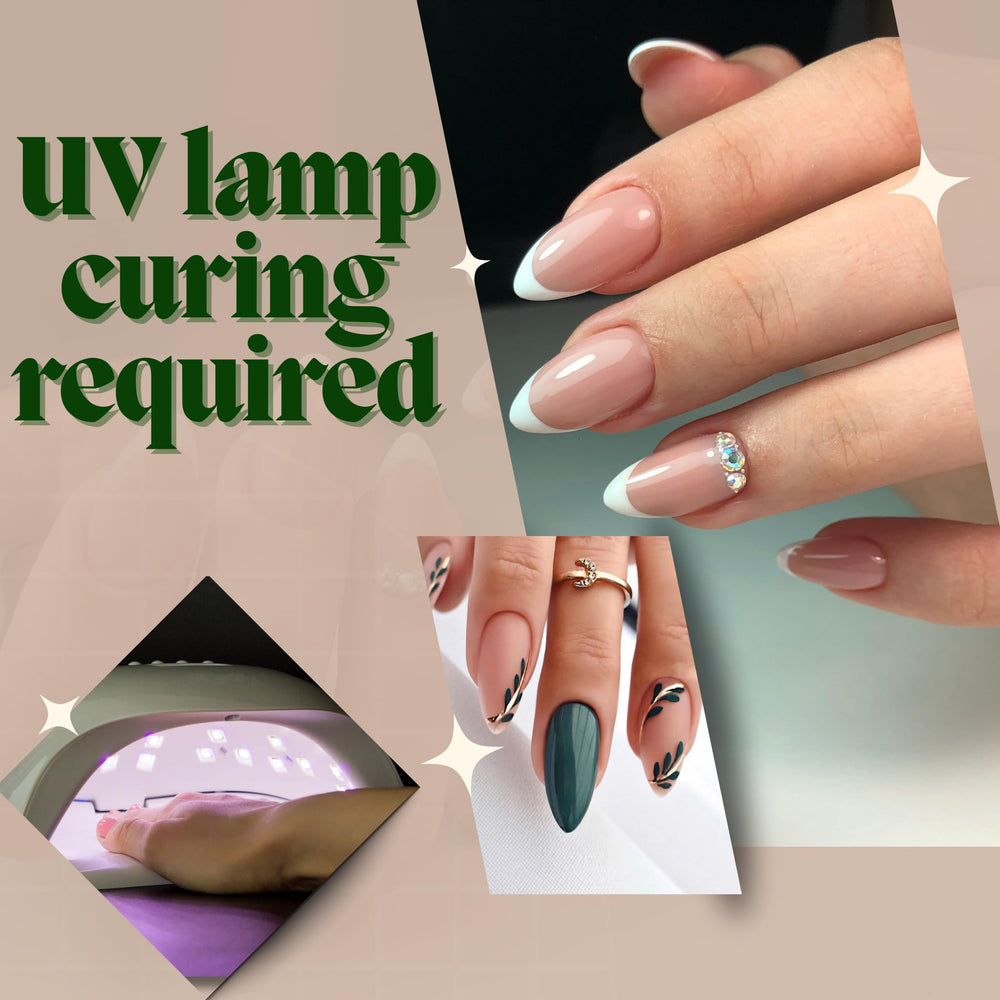 JRGel UV/LED lamp-curing session highlighting quick, durable gel wear.