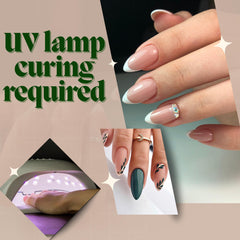 JRGel UV/LED lamp-curing session highlighting quick, durable gel wear.